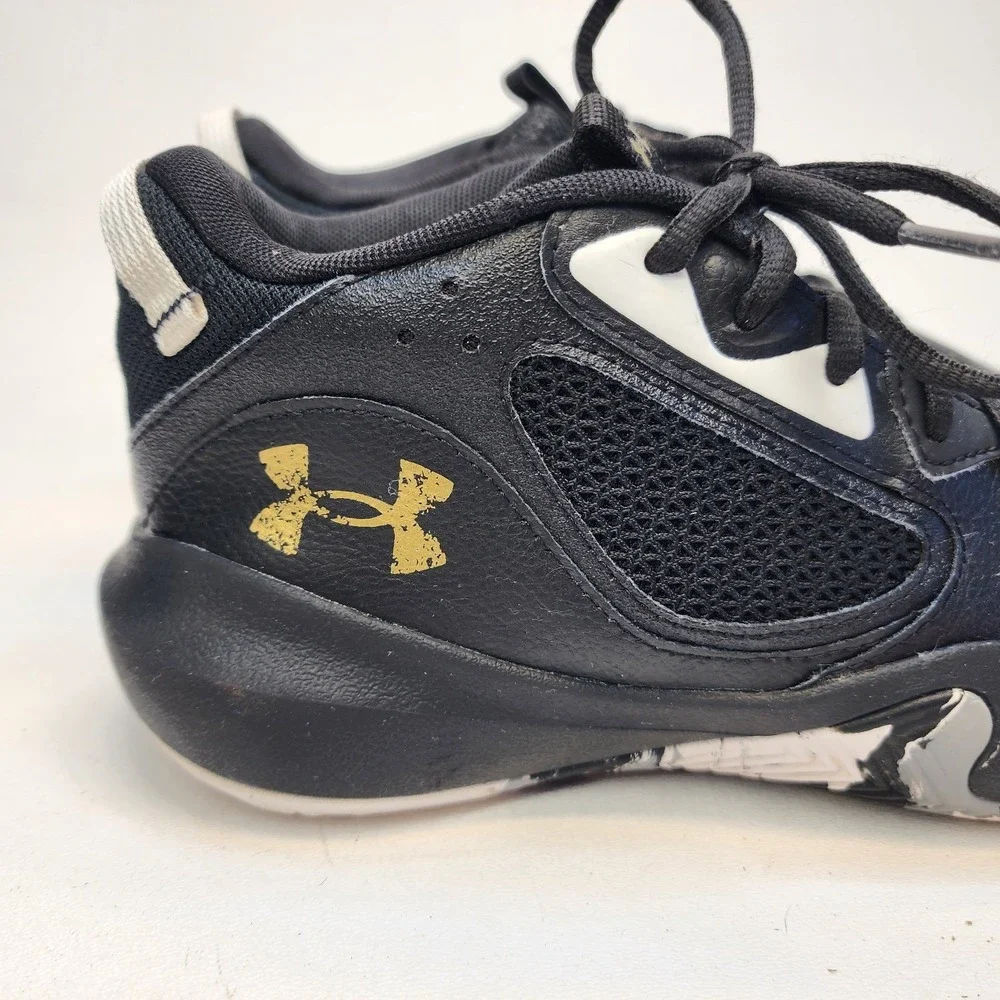 Boys Size 6Y Under Armour Lockdown 6 Basketball Shoes Black